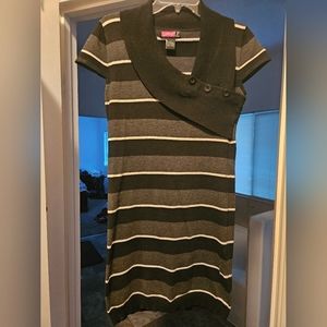 Stripped Sweater Dress